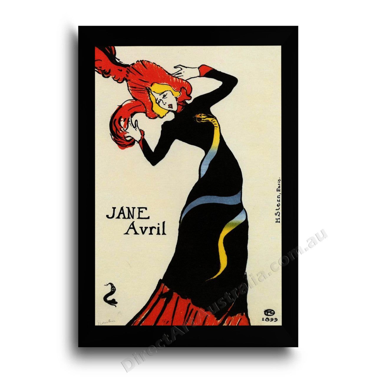 Modern Flat Black Frame
