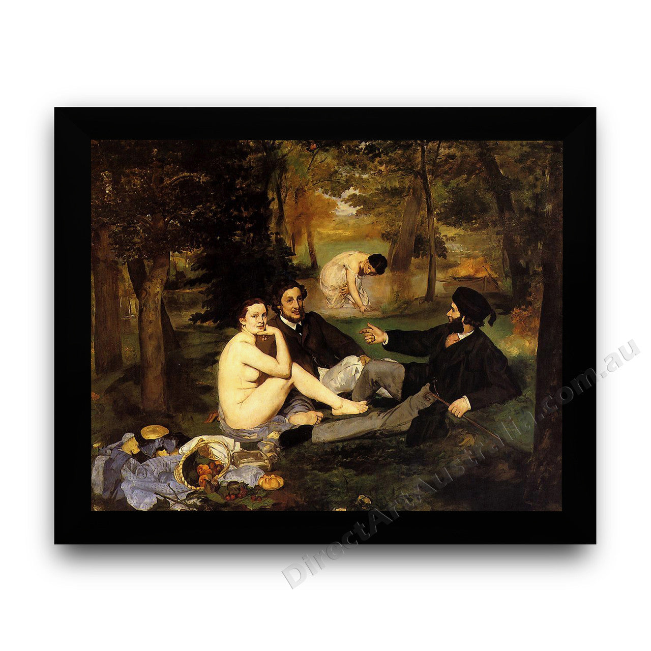 Modern Flat Black Frame