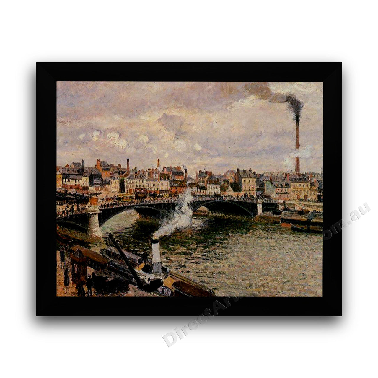 Modern Flat Black Frame