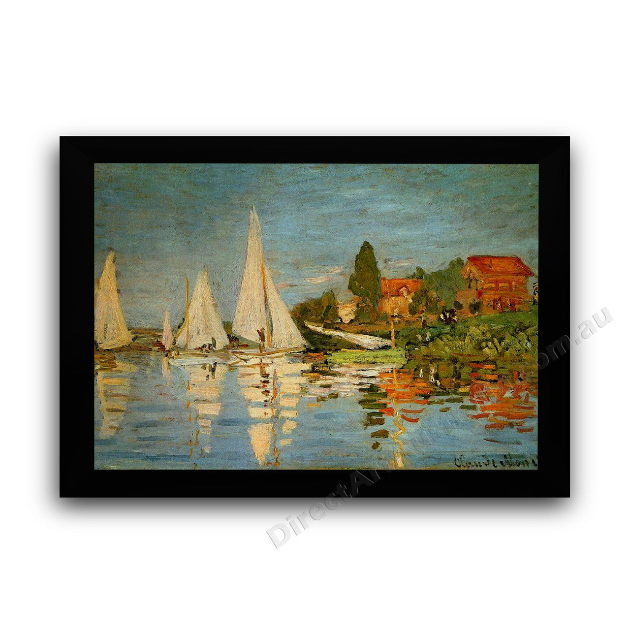 Modern Flat Black Frame