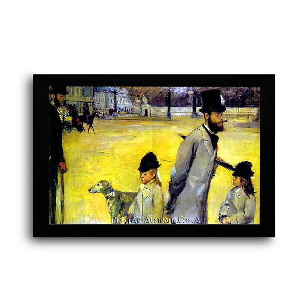 Modern Flat Black Frame