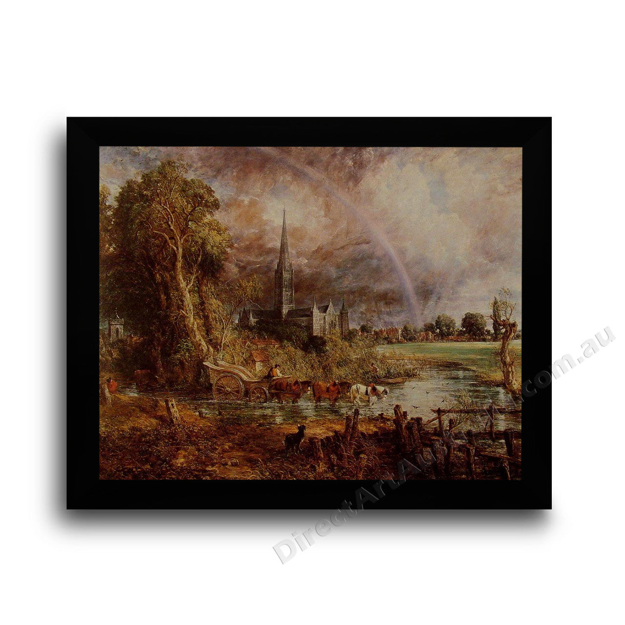 Modern Flat Black Frame