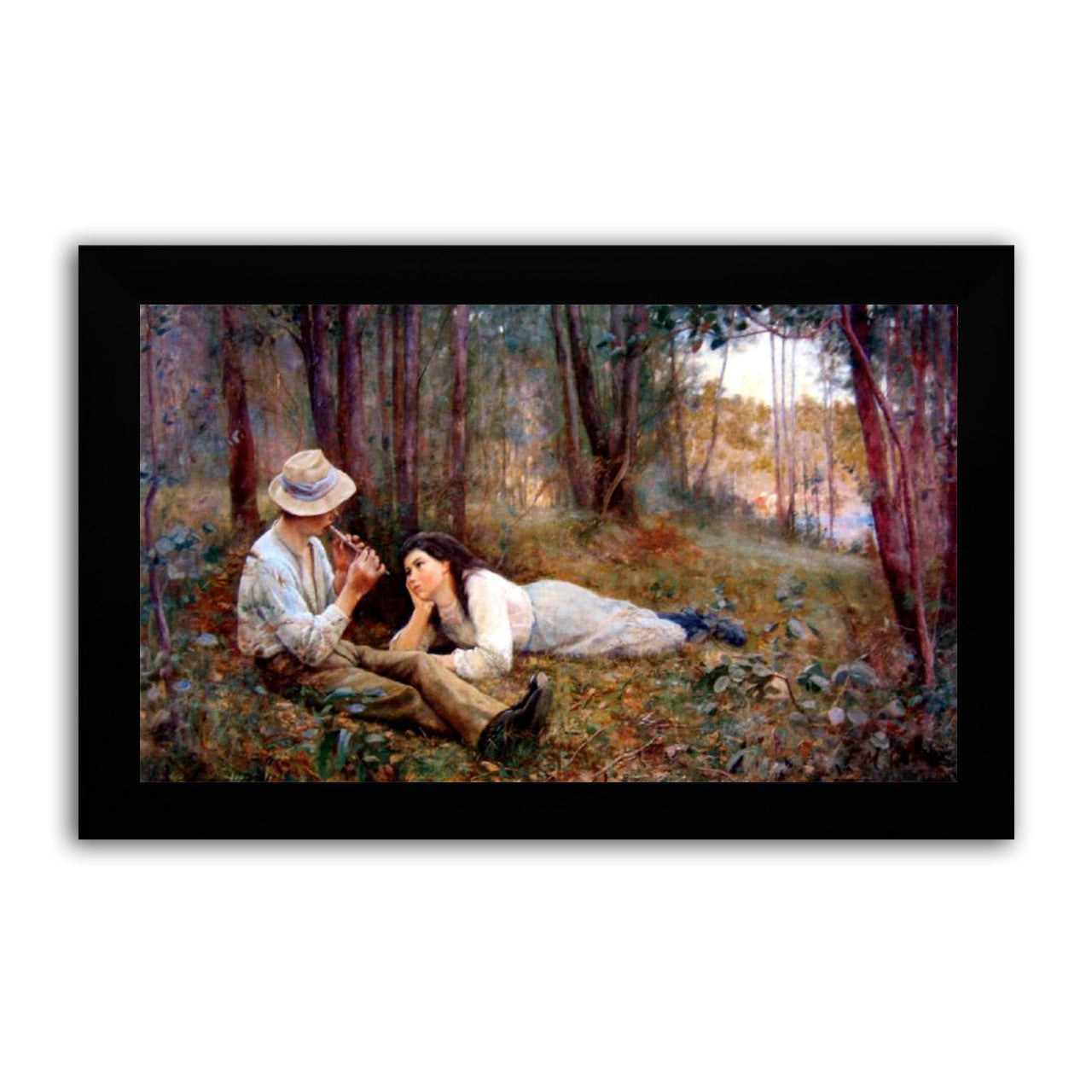 McCubbin | Bush Idyll The Flute Player