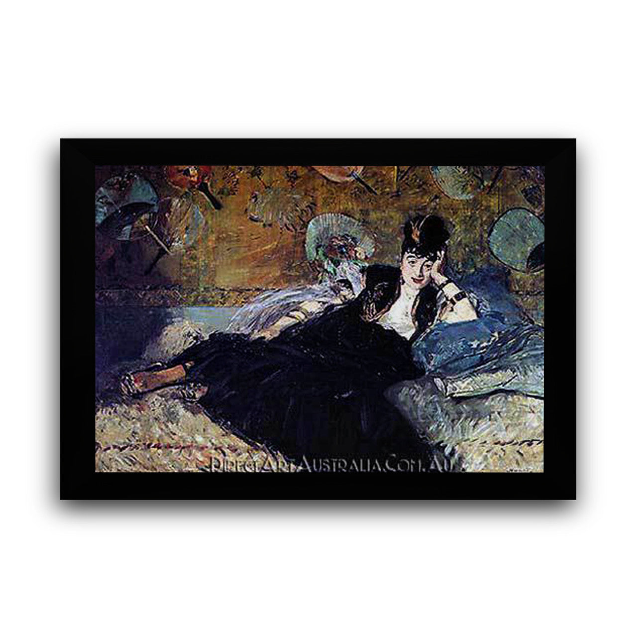 Modern Flat Black Frame