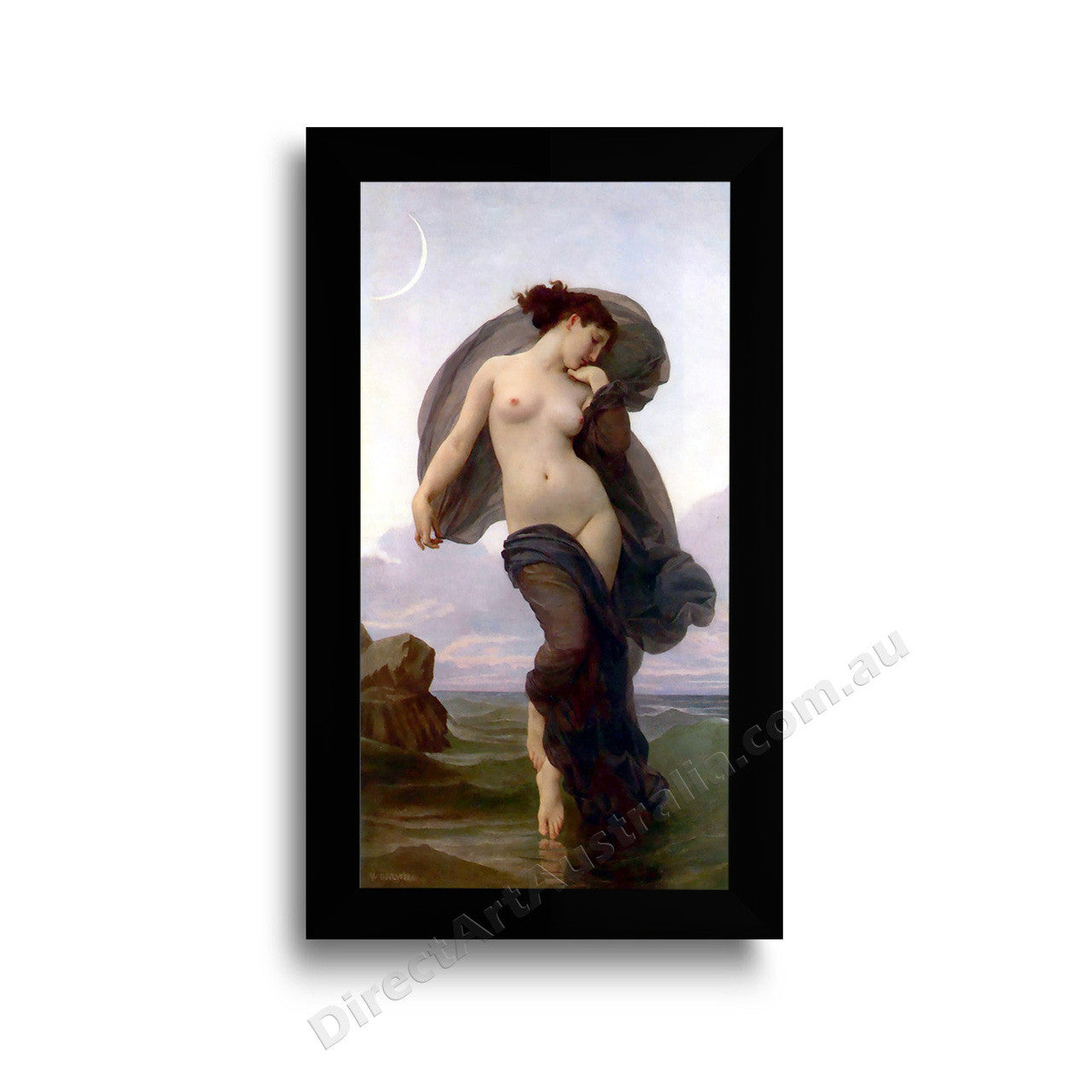 Modern Flat Black Frame