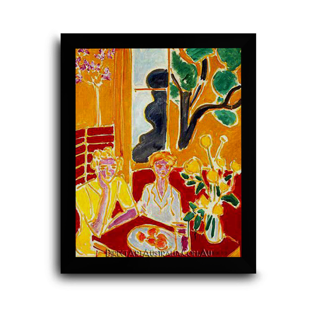 Modern Flat Black Frame