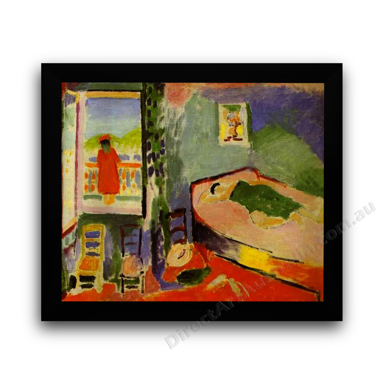 Modern Flat Black Frame
