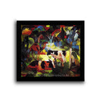 Modern Flat Black Frame