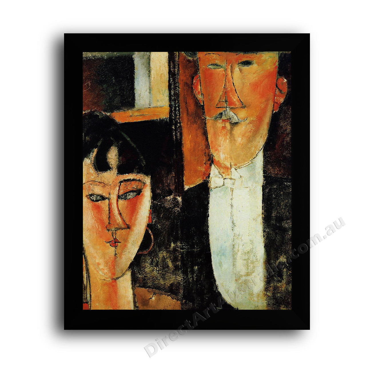 Modern Flat Black Frame