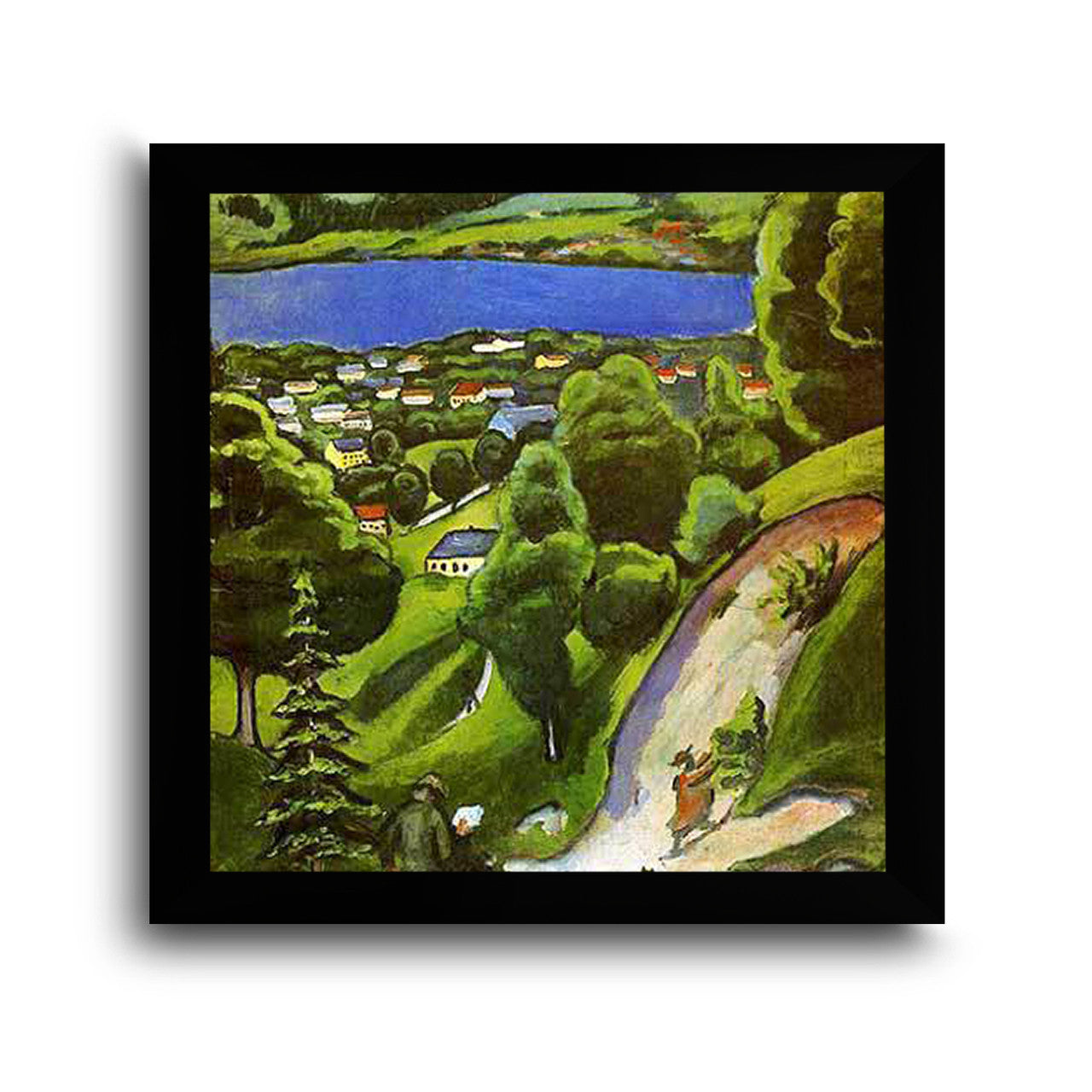 Modern Flat Black Frame