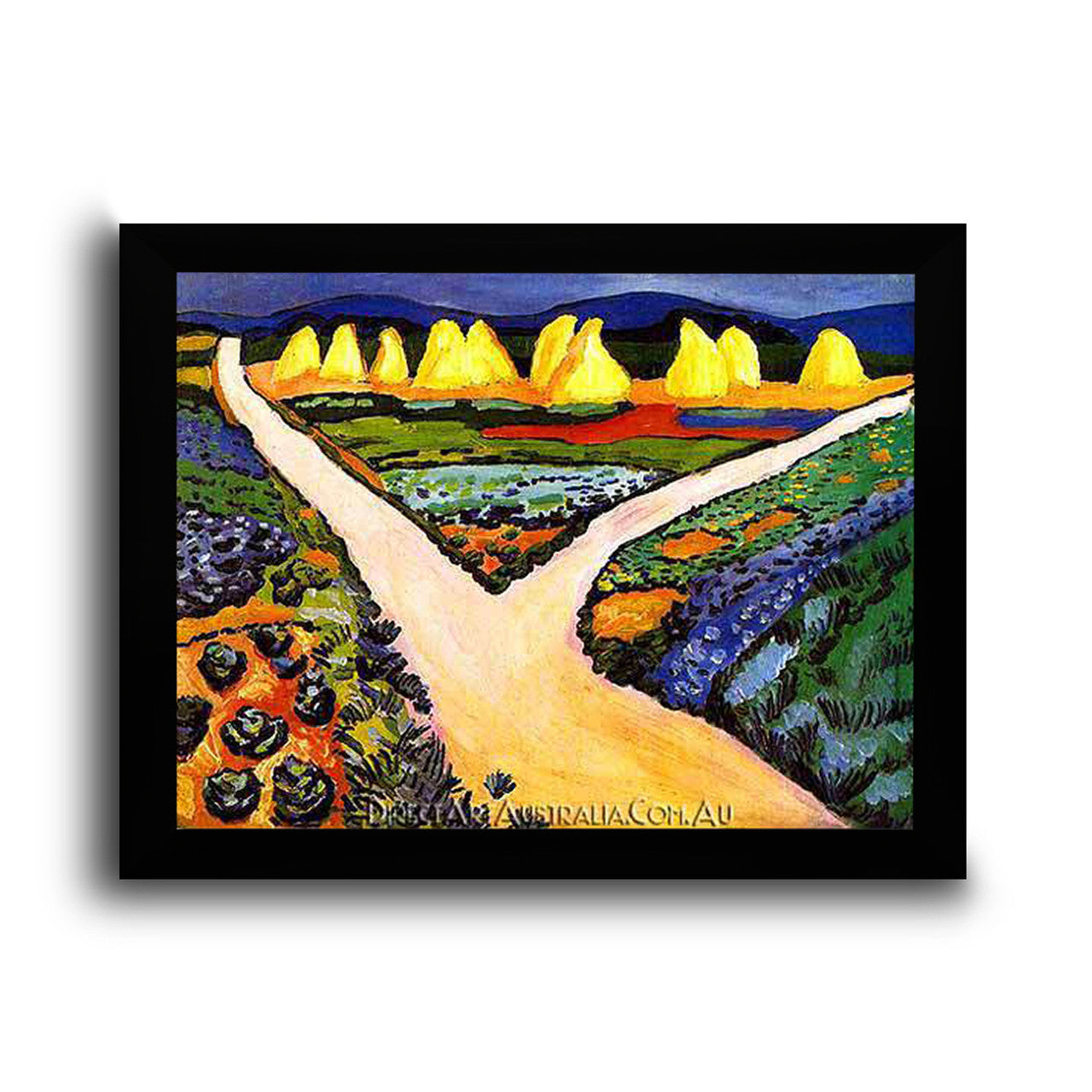 Modern Flat Black Frame