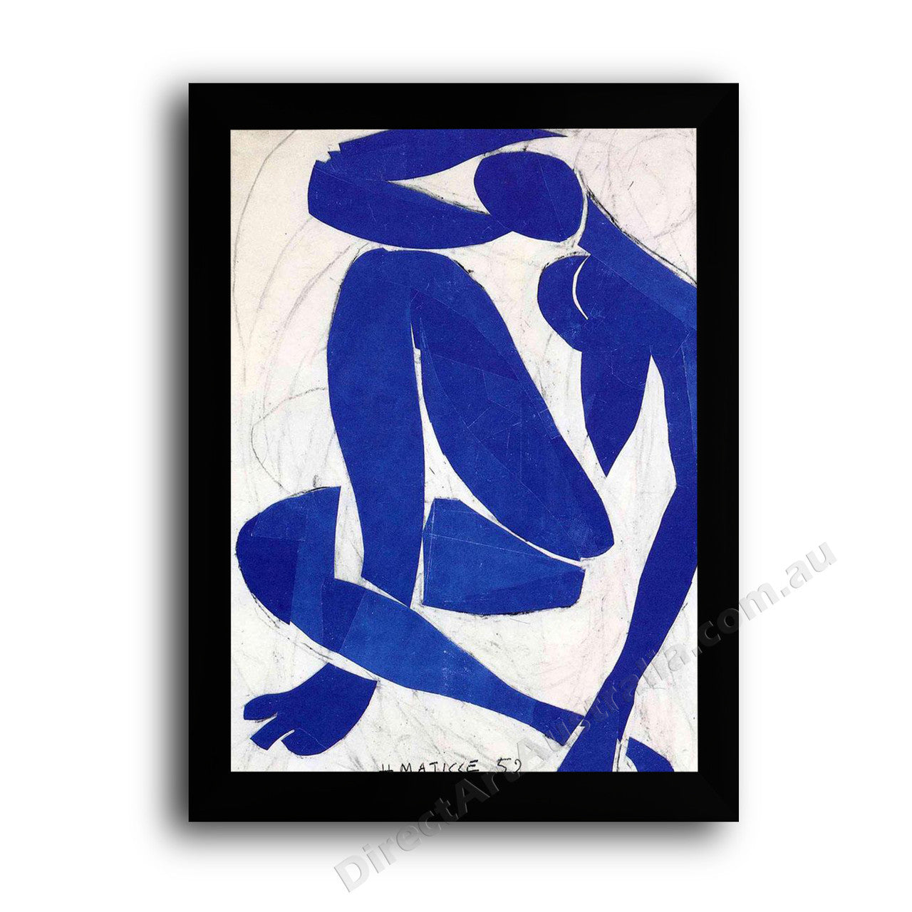 Modern Flat Black Frame