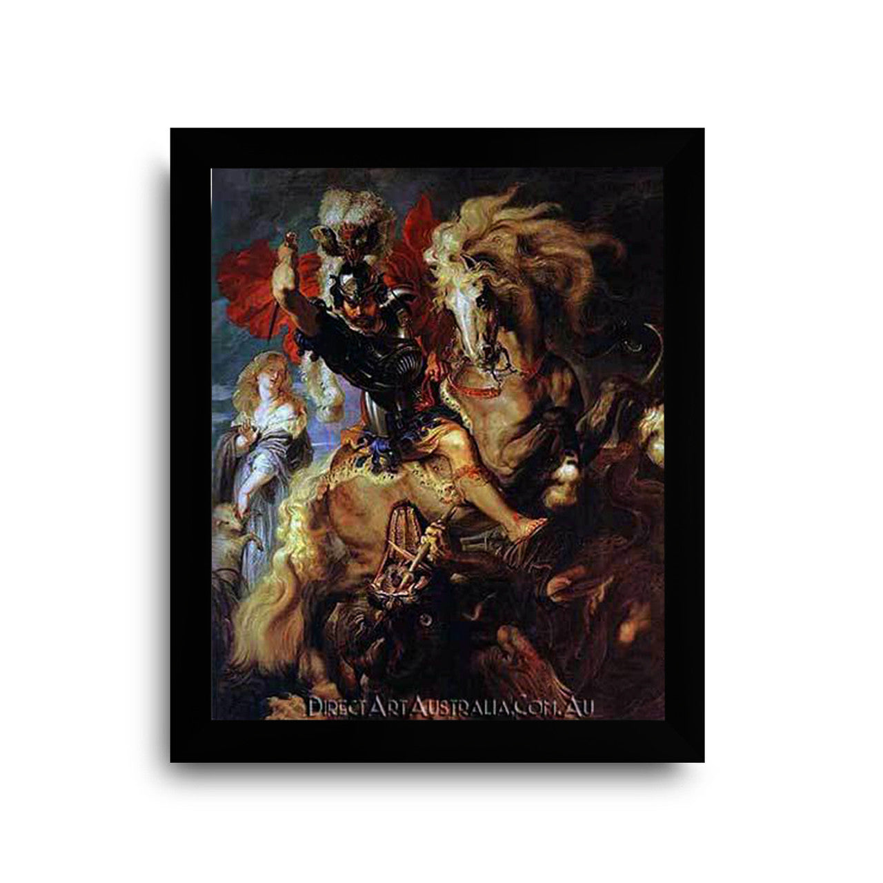 Modern Flat Black Frame