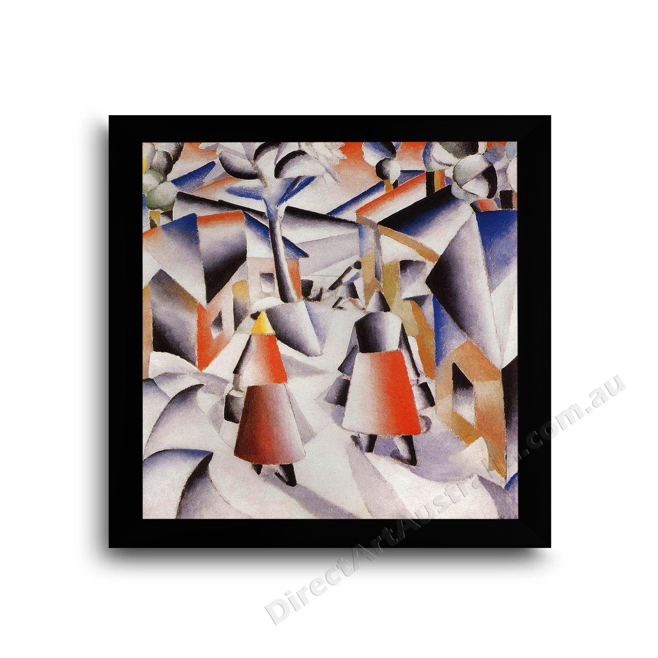 Modern Flat Black Frame