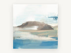 Misty Headland Haze, coastal canvas wall art print, front view