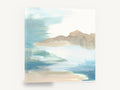 Soft Dune Headland, abstract coastal headland seascape art, coastal canvas wall art print ready to hang