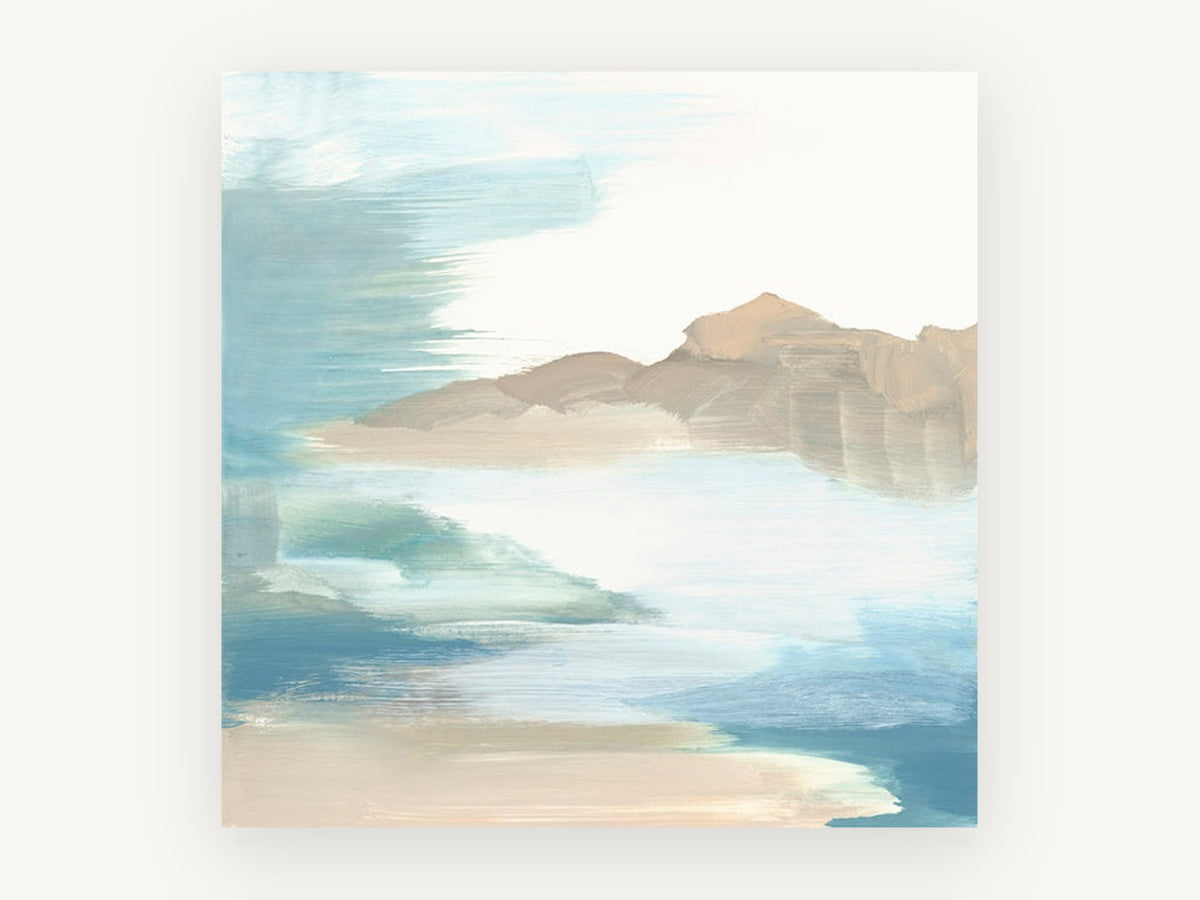 Soft Dune Headland, coastal canvas wall art print, front view