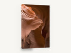 Canyon Wall Curves, sandstone slot canyon photograph, landscape canvas wall art print ready to hang