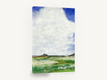 Towering Cloud Meadow, big sky cloud meadow landscape, landscape canvas wall art print ready to hang