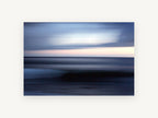 Dusk Blur Horizon, coastal canvas wall art print, front view