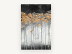 Copper Canopy Drip, floral canvas wall art print, front view
