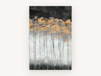 Copper Canopy Dusk, floral canvas wall art print, front view