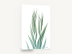 Translucent Willow Stems, green leaf stems x-ray botanical, floral canvas wall art print ready to hang
