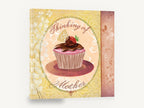 Cupcake for Mother, cupcake thinking of mother kitchen, kitchen canvas wall art print ready to hang