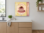 Cupcake for Mother kitchen canvas print on the wall of a kitchen