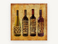 Four Varietals Lineup, kitchen canvas wall art print, front view