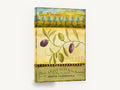 Olive Branch Puglia, olive branch italian vintage label, floral canvas wall art print ready to hang
