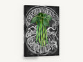 Chalkboard Green Beans, green beans chalkboard lettering illustration, floral canvas wall art print ready to hang