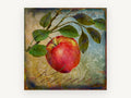 Orchard Apple Pomme, kitchen canvas wall art print, front view