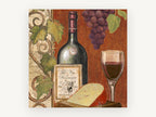 Le Vin de Renommée, vintage canvas wall art print, front view