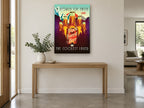 Black Forest Lager kitchen canvas print on the wall of a entry hall