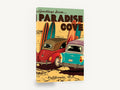 Paradise Cove Surf Wagons, retro surf cars beach poster, coastal canvas wall art print ready to hang