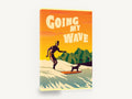 Surfing With My Dog, retro surfer and dog poster, coastal canvas wall art print ready to hang