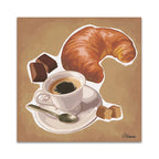 A Croissant Wall Art Print