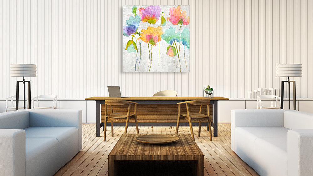 A Gathering of Friends II Wall Art Print on the wall
