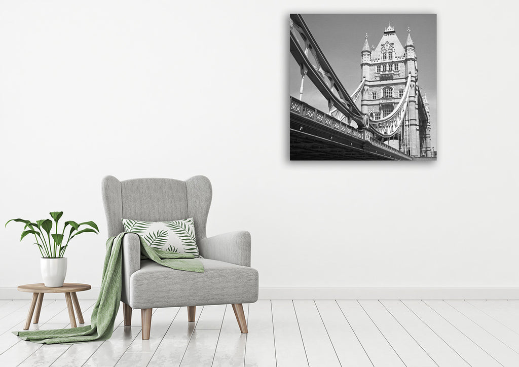 A London Tower Bridge Wall Art Print on the wall