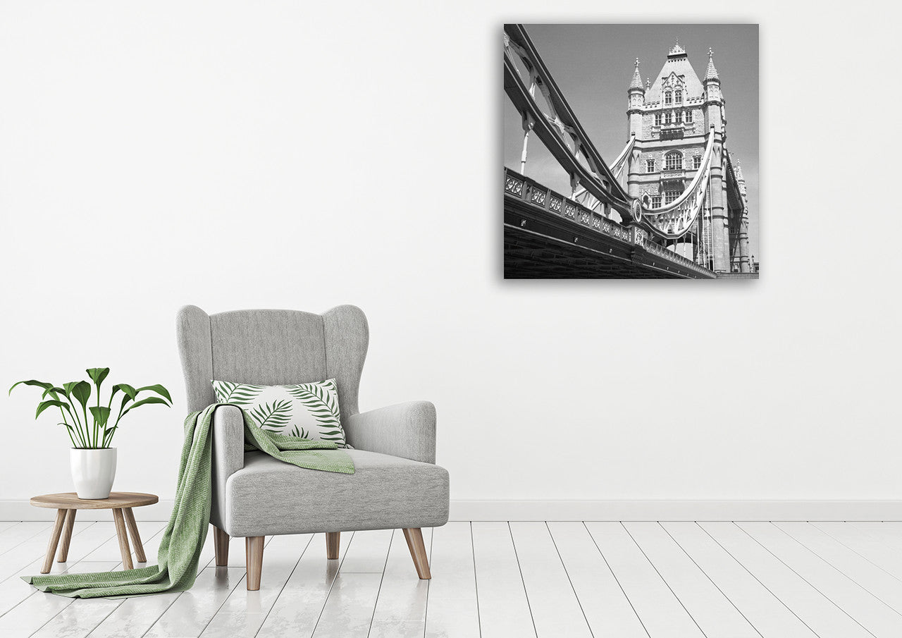 A London Tower Bridge Wall Art Print on the wall