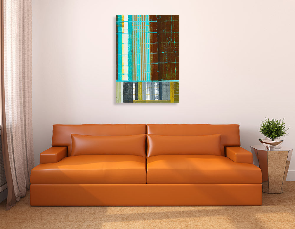 Abstract 1 Wall Art Print on the wall