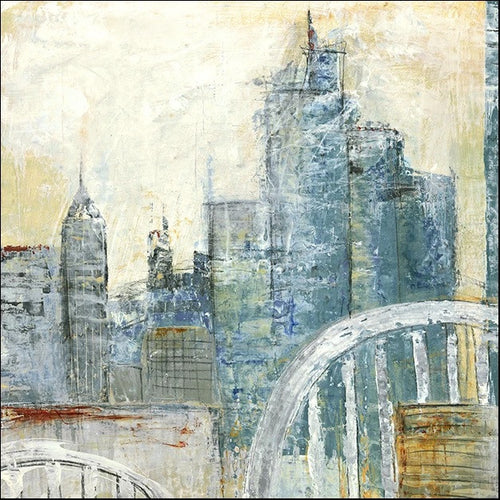 Abstract Cityscape III Wall Art Print