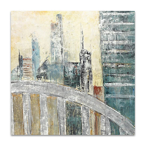 Abstract Cityscape IV Wall Art Print