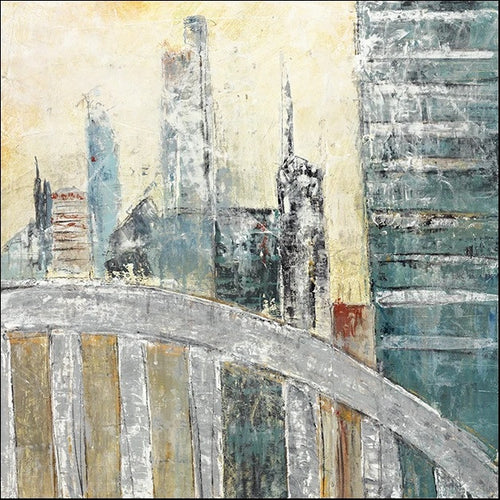 Abstract Cityscape IV Wall Art Print
