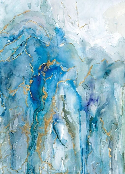 Abstract Lapis Wall Art Print