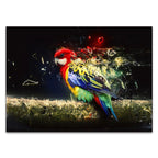 Abstract Parrot Bird Wall Art Print