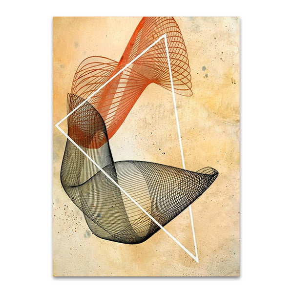 Abstract Spirograph III Wall Print