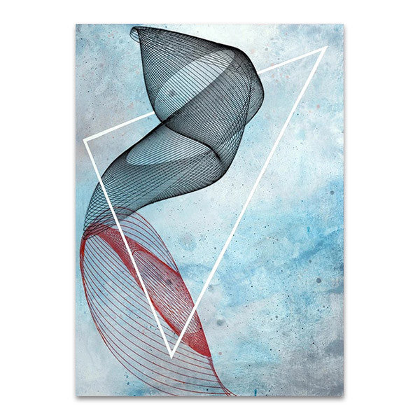 Abstract Spirograph II Wall Art Print 