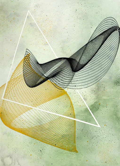 Abstract Spirograph I Wall Print